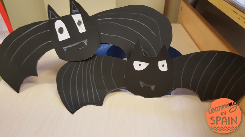 halloween craft bats
