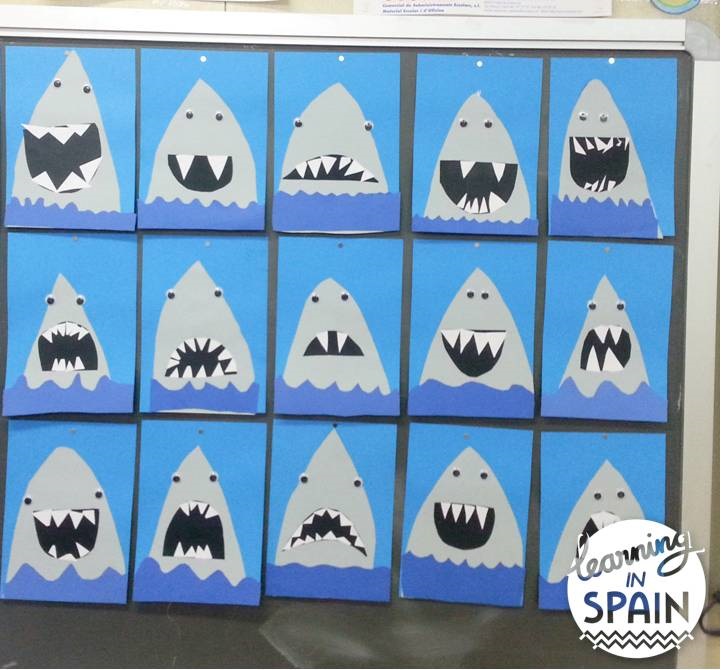 sharks craftivity