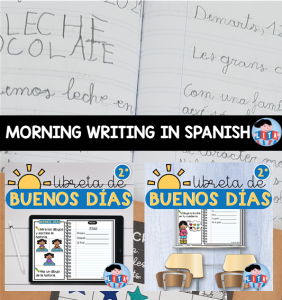 Morning Writing in Spanish